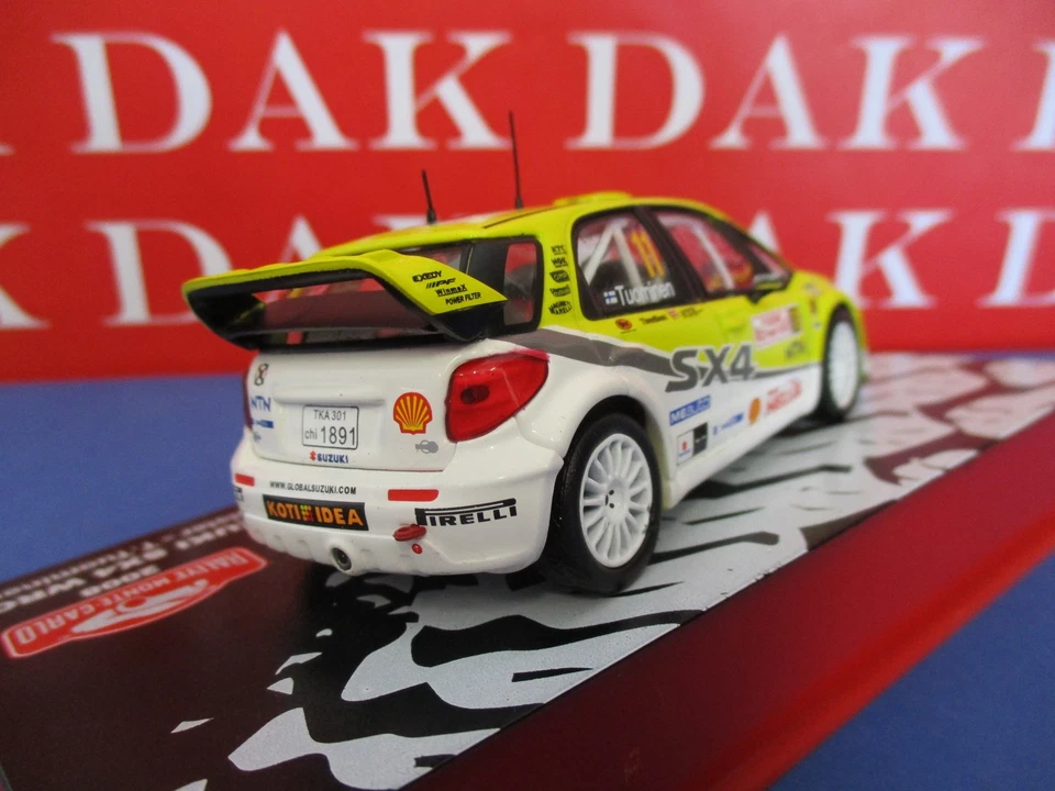 Die cast 1/43 Modellino Auto Suzuki SX4 Rally Monte Carlo 2008 T. Gardmeister - Immagine 3 di 4