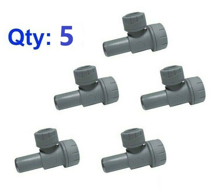 POLYPIPE 22x22x15 Branch Reduced & Spigot Tee (Pack of 5) PB1222- POST & VAT INC