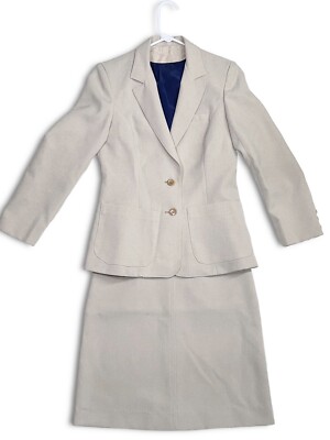 Classic JCPenney Beige womens Dress blazer size
