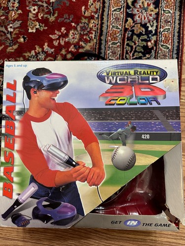 BASEBALL- Virtual Reality World 3D Color - Manley Toy Quest - Vintage - 2000 - Picture 2 of 3