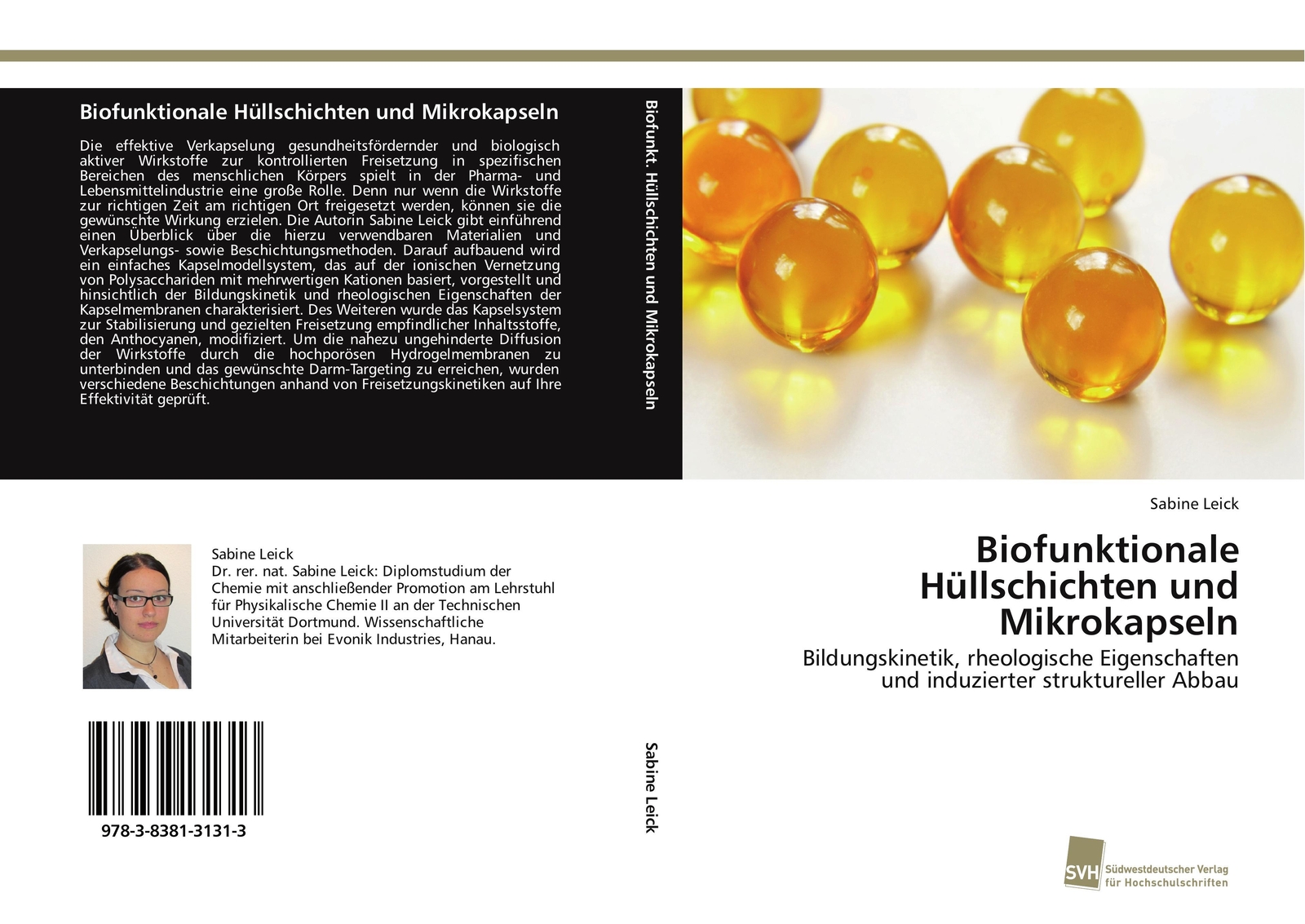 Thumbnail - Biofunktionale Hüllschichten Und Mikrokapseln | Sabine Leick | Deutsch