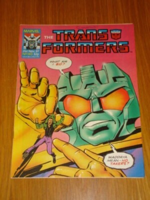 TRANSFORMERS BRITISH WEEKLY #140 MARVEL UK COMIC 1987
