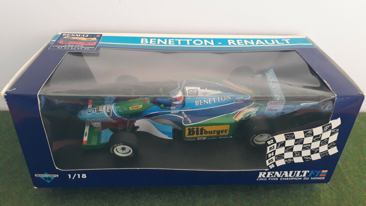 F1 BENETTON FORD B194 # 5 SCHUMACHER 1994 au 1/18 MINICHAMPS F1 BENETTON FORD B194 # 5 SCHUMACHER 1994 au 1/18 MINICHAMPS