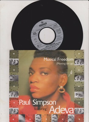Paul Simpson Featuring Adeva Musical Freedom 1989 Chrysalis 7'' Single
