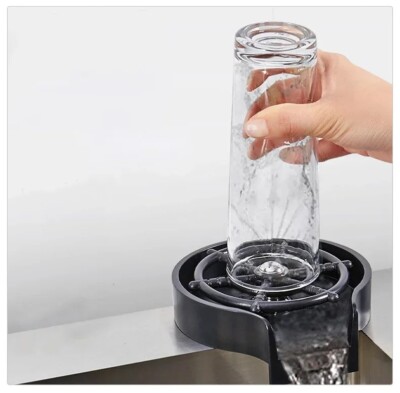 Faucet Glass Rinser Cup Washer offee Pitcher Wash Cup Tool Kitchen Sink Accessor
