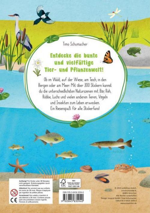 Thumbnail - Mein Natur-stickerbuch - Timo Schumacher - 9783845830940