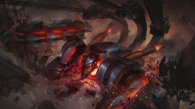 League of Legends battlecast skarner art riot games gzg playmat gaming mat