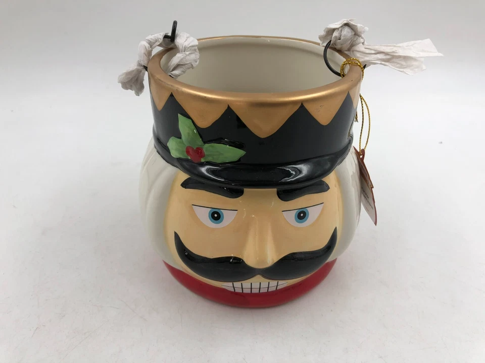 Lanterna quebra-nozes Mr. Christmas cerâmica 6 polegadas BB01B05026 - Imagem 2 de 4