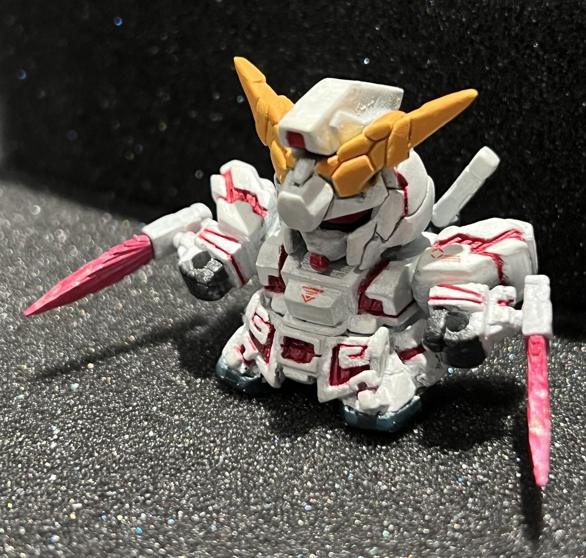 UNICORN Gundam CUSTOM PAINTED 3D RESIN‼️ Gashapon Figure SD