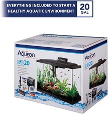 Aqueon Aquarium Starter Kit with LED Lighting 20 gal 