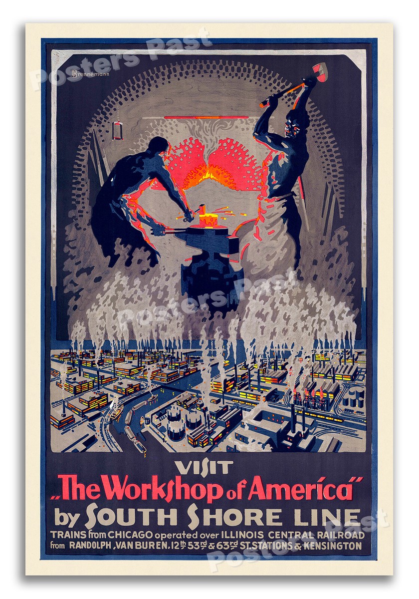 1926 The Workshop of America - South Shore Line Vintage Travel