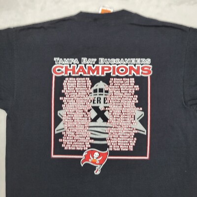 Tampa Bay Buccaneer Shirt Men Large Bucs Champion Champ Team