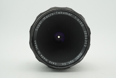 Pentax SMC Super Multi Coated Macro-TAKUMAR 50mm f4 Lens M42 from