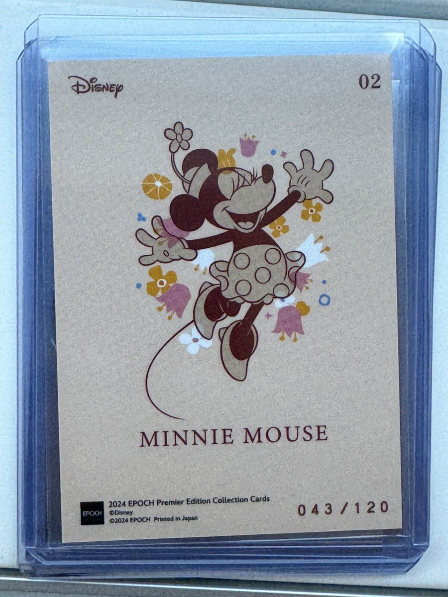 EPOCHディズニー2024 ムファサ　 世界で5枚！2枚セット Epoch 2024 Disney (5 Card Lot) Mickey, Minnie, Chip N Dale
