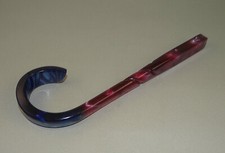 Old Vintage Blue Purple Swirled Bakelite Umbrella Parasol Handle