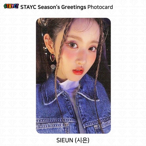StayC 2023 photo de salutations de saison carte postale porte-clés ruban adhésif masque KPOP K-POP - Photo 20/67