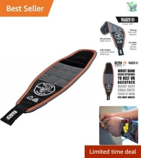 Breathable Magnetic Tool Wristband for Convenient Access to Screws & Bits