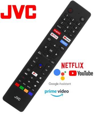 RM-C3250 Ersatz-Fernbedienung Für JVC Smart TVs (Sprachfunktion) – Kompatibel Mit Vielen 32″-65″ Modellen