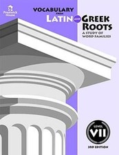 Vocabulary from Latin and Greek Roots: Book 1 - Paperback - VERY GOOD