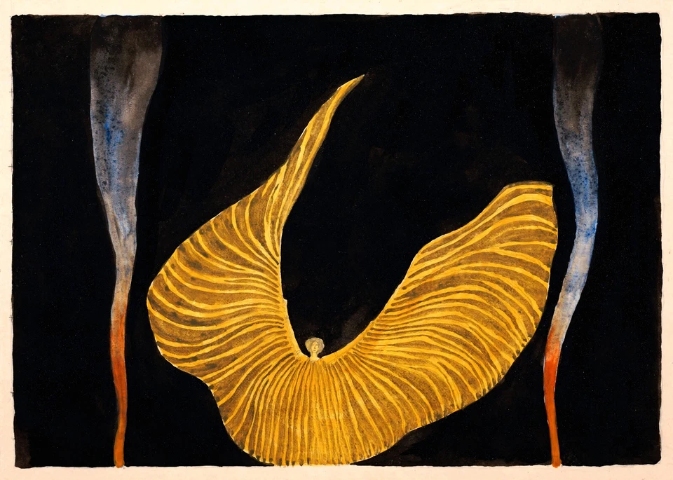 Koloman Moser: The Archangel 22x30 Archival Quality Fine Art Print