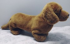 Ganz Webkinz Signature 16 Dachshund Brown Weiner Dog Puppy Plush Toy No Code