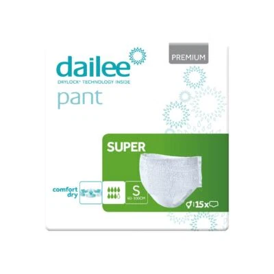 DRYLOCK Dailee Pant Premium Super Gr. S Inkontinenzpants (90 Stück)