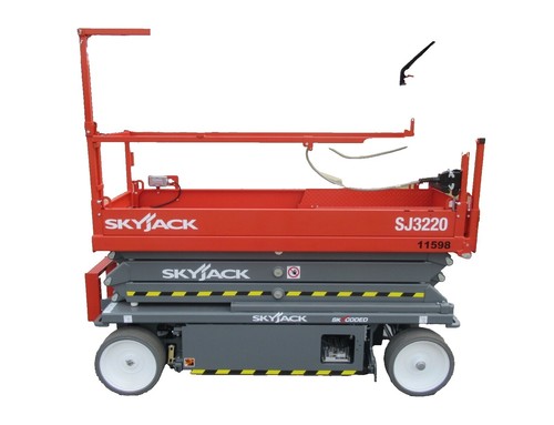 2013 SKYJACK SJ12 12' ELECTRIC RUNABOUT SCISSOR VERTICAL MAST