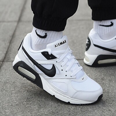 Herren Nike Air Max Turnschuhe alle Größen in weiß schwarz UVP £120 brandneu im Karton NAMIVWB01