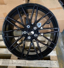 21"x10 turbo black alloy wheels 5x130/porsche cayenne + tyres