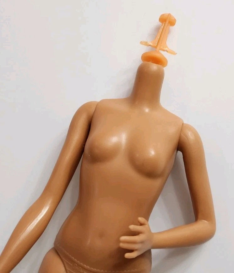 MUÑECA BARBIE NUDE BODY ONLY PETITE FASHIONISTAS HISPANIC AA PARA REPUESTO ROBLE Foto 2 de 4