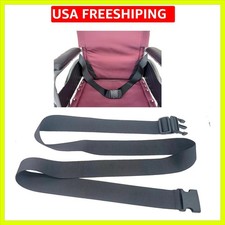 1pac Wheelchair Safety Strap Seat Belt Adjustable Anti-Fall Extra Long Size-S...