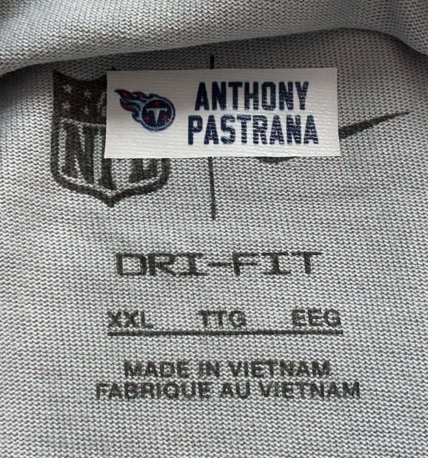 Tennessee Titans Hoodie Mens 2XL Nike Dri Fit Apparel NFL Gray Coach Salute thumbnail 2