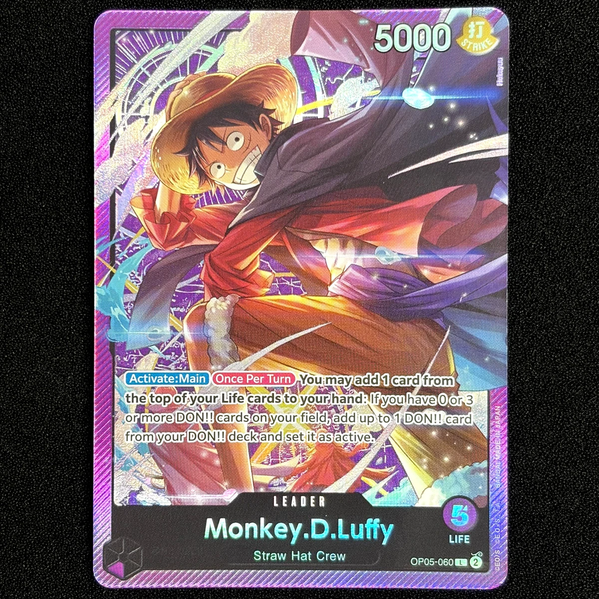 Monkey.D.Luffy OP05-060 One Piece Promotion Cards for sale | eBay