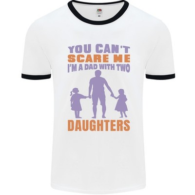 Dad mit Zwei Daughters Lustige Vatertag Herren Ringer