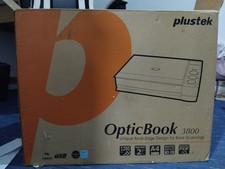 Plustek OpticBook 3800 Book Edge Scanner used comes with wires 