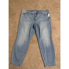 NWT Old Navy High Rise Super Skinny Light Wash Jeans Plus Size 20