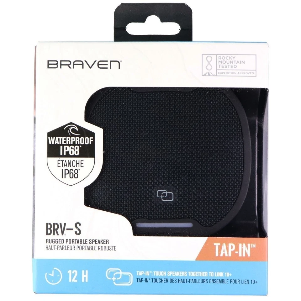 Altavoz Bluetooth Portátil Resistente Braven Tap-In BRV-S - Negro Foto 4 de 4