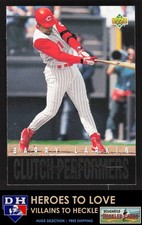 1993 Upper Deck Reggie Jackson's Clutch Performers Barry Larkin #R13 Reds