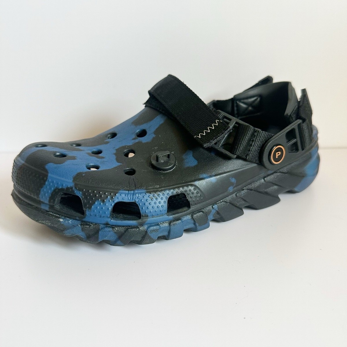 Crocs Post Malone x Duet Max Clog in Blue Camo Unisex Men's Size