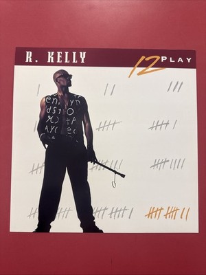 Vintage 1992 R. Kelly 12 Play Promo 2-Sided Poster Flat 12x12Wall