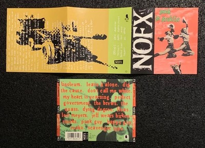 NOFX Punk in Drublic 1994 CD Inlay Only