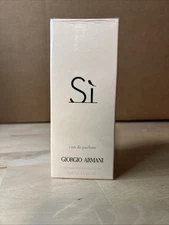 Giorgio Armani Si Eau De Parfum for Women 3.4 oz / 100 ml NIB Sealed 