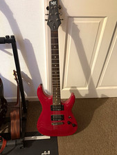 Sgr by Schecter C-1 SGR 6-String Solid Body Electric Guitar Red RH 24F