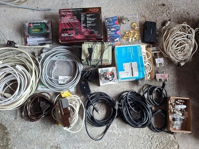 Biete ein umfangreiches Bundle Konvoluter Artikel -Anschlußkabel- HD SatReceiver