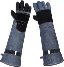 Heavy Duty Animal Handling Gloves - Cat Gloves Bite Proof, Ideal for Dog Trai...