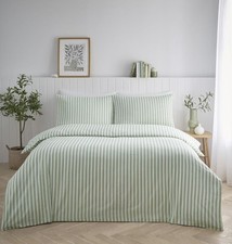 Pastel Stripe Bedding Duvet Cover Set Polycotton Modern Minimalist Design