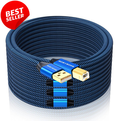 100Ft Active USB 2.0 Cable Type A to B High Speed Printer Cable Compatible US