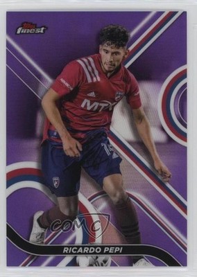 2022 Topps Finest MLS Purple Refractor 56/250 Ricardo Pepi #9 16n7