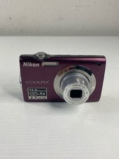 Nikon Coolpix S3000 12MP Digital Camera Plum Purple For Parts Read