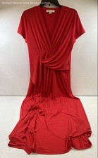 Michael Kors Red Faux Wrap Dress Size XL